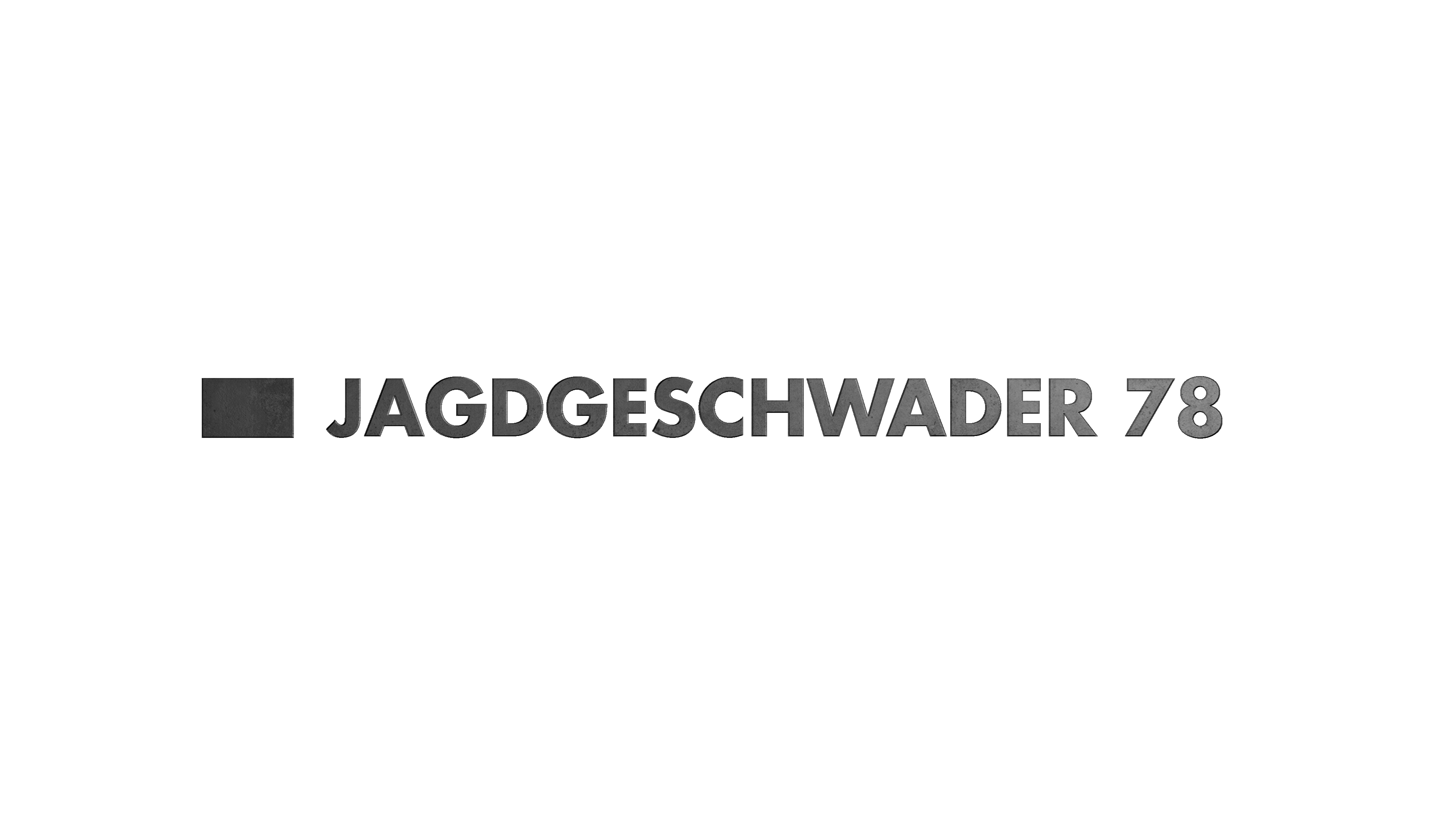 Jagdgeschwader78 Logo in Stein
